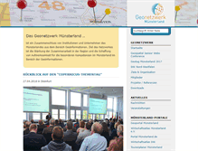 Tablet Screenshot of geonetzwerk-muensterland.de